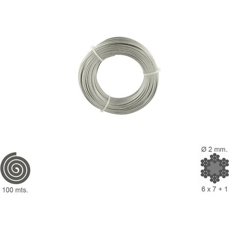 Cable Galvanizado   2 mm. (Rollo 100 Metros) No Elevacion (1/5)
