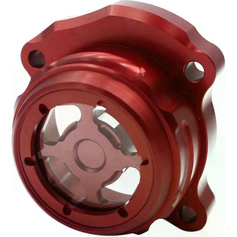 Couvercle de filtre à huile moteur pour moto Honda CRF300L - CRF250L 2013- CRF 250L Rally - Rouge--JXLGV (1/5)