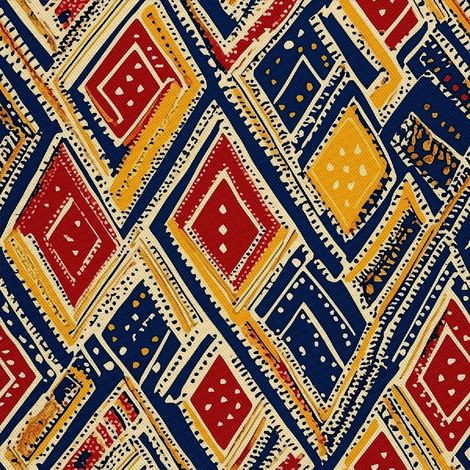 Tela decorativa para exteriores Oxford - Motivo africano  DX18004 (1/5)