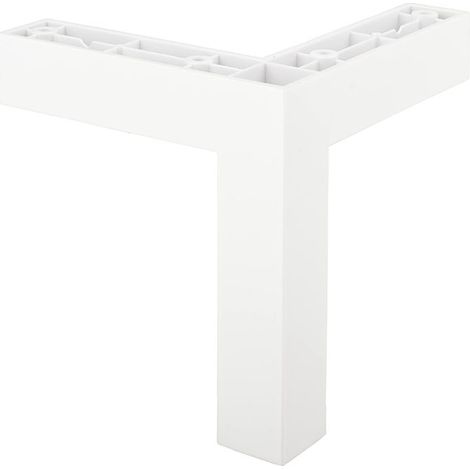 FP009 120 mm verstellbarer Möbelfuß, Mattweiß SANS MARQUE