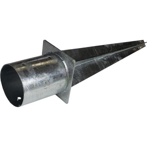 Einschlaghülse Bodenhülse rund Ø 80 100 120 mm 60 cm verzinkt Pfostenträger 120 mm