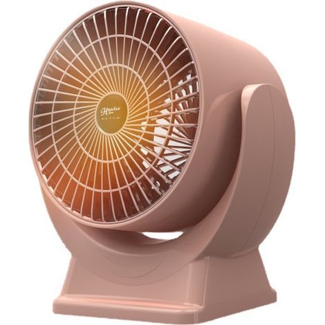 Mini radiatore 800 W, mini termoventilatore a risparmio energetico con riscaldamento rapido, riscaldatore supplementare economico e silenzioso, piccolo riscaldatore supplementare con termostato per uf (1/2)