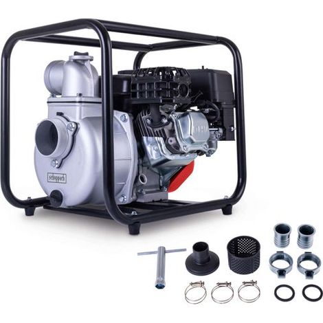 Benzinbetriebene Selbstansaugende Motorpumpe 5,3HP 212cc 60.000 l/h Scheppach PWP60