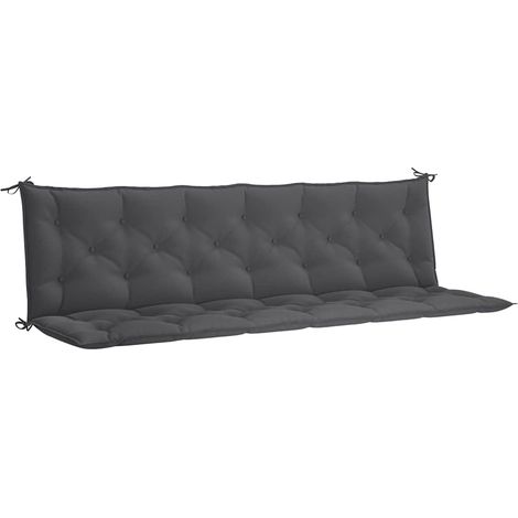 Maison Exclusive - Cuscino per Panca Antracite 200x(50+50)x7 cm in Tessuto Oxford