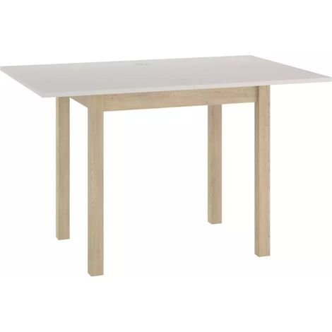 Table pliable extensible carrée cachemire 8 pers chêne clair ATLANTISZ5 (1/2)