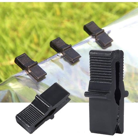 200 Pcs Serre Pince à Film Clip de Fixation Accessoires pour Filet en Plastique Film Serres Accessoires (1/5)