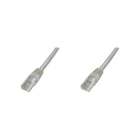 Digitus CAT 5e Cavo patch Coppia intrecciata non schermata (UTP) Maschio RJ-45 Maschio RJ-45 Grigio 3 m (1/2)