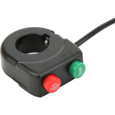 Interrupteur de Commande de Phare pour Guidon 22.5mm - Accessoire Moto, Scooter, Vélo Électrique (1/4)