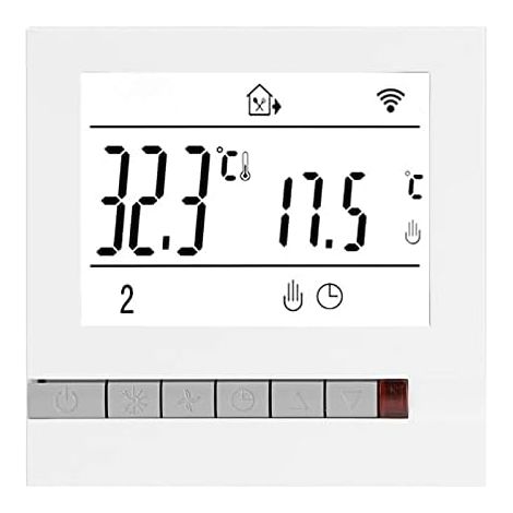 Thermostat intelligent pour chaudière murale, contrôleur de chaudière mural, thermostat LCD, régulateur de contrôle de température (1/4)