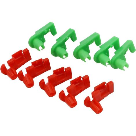 Lot de 10 Clips de retenue de tringlerie de Verrouillage de Porte de Voiture en Plastique moulé pour côté conducteur Gauche et Droit, Compatible avec Sierra (1/5)