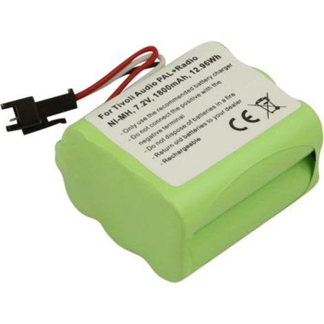 Batterie - AVIZAR - MA-4 - NiMH 7.2V - 1800mAh - Compatible Tivoli Audio PAL+ (1/3)