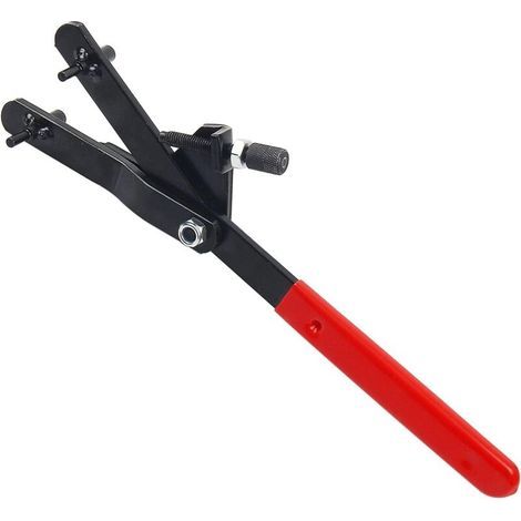 Clé de Support Réglable Clé de Poulie de Moto Clé d'embrayage du Volant Universelle Outil de Maintien d'embrayage de Volant d'inertie (1/5)