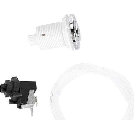 SPA Air Button Switch, Pneumatic Pool Button, On/Off Push Button Switches, Pool Equipment Switch Set, Bath Tube Kits for Household Tools (1/4)