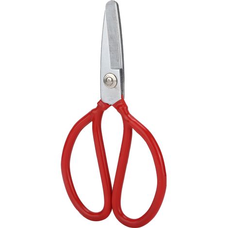 Sicherheitsschere aus legiertem Stahl, Flachkopf-Mehrzweckschere mit ergonomischem Griff (1/5)