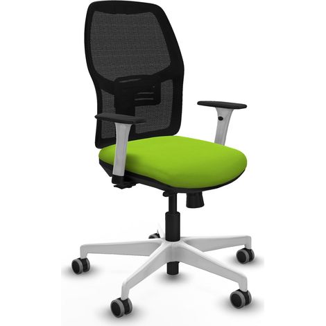 Chaise de bureau piqueras y crespo Alfera blanc support lombaire (1/2)