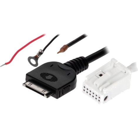 Cable Adaptateur AUX iPod compatible avec Citroen Peugeot Siemens VDO RD4