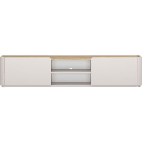 BOBOCHIC - Meuble TV 1 porte 1 tiroir 170 cm ANYRA   Beige