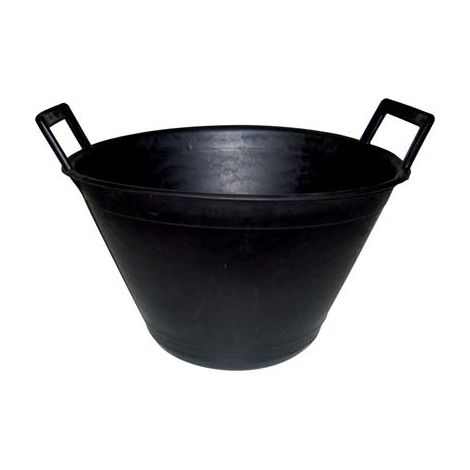 SECCHIO MURATORE DUE MANICI PE - NERO D.CM 36 LITRI 10- 10 pezzi