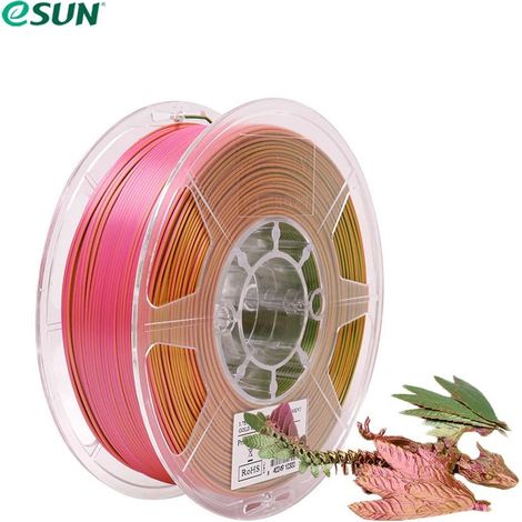eSUN PLA-SilkMystic Filament eSUN PLA Filament 1.75mm 1000g Gold Red Green