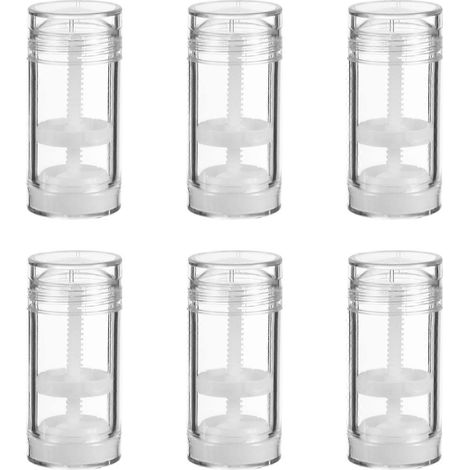 Contenants de déodorant transparents à mécanisme rotatif, lot de 6 (1/5)