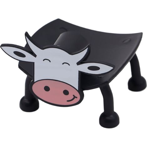 Portarrollos de papel higiénico decorativo con forma de vaca, bonito (1/5)