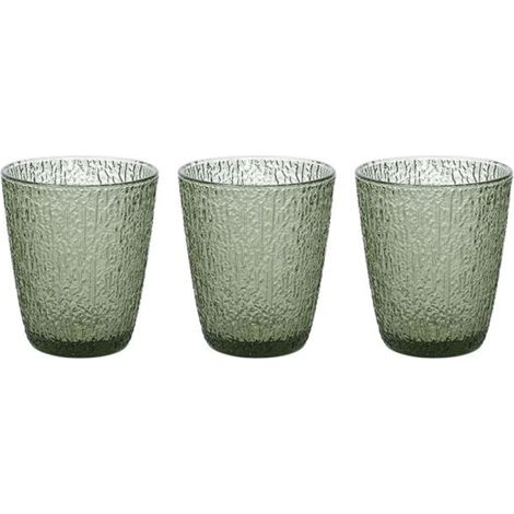 Set 3 Grüne Glasbecher 280 Cc DAVOR Line (1/2)