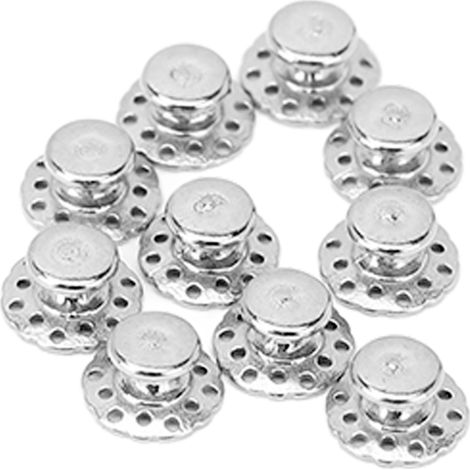 10 pièces Boutons Lingualux Inox pour Orthodontie Dentaire, Accessoires de Remplacement (1/5)