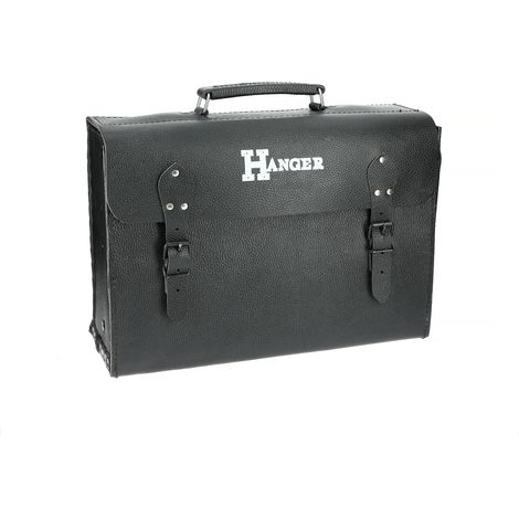 Sac porte-outil noir en cuir 41 x 28 x 15 cm - HANGER - 510010 (1/3)