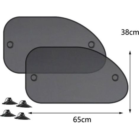 2 pièces pare-soleil universel pour pare-brise, visière pliante réfléchissante, protection UV pour vitre avant, siège conducteur et passager
