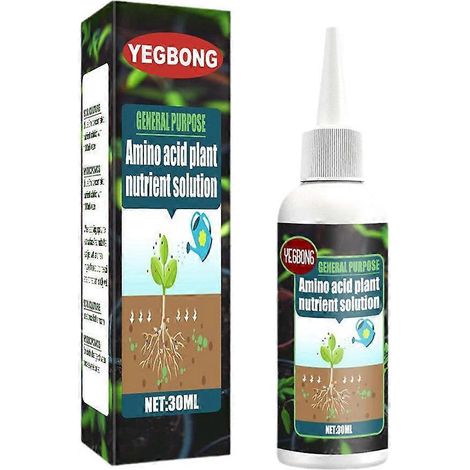 Engrais foliaire organique à base d'acides aminés, solution nutritive pour plantes favorisant la croissance (1/5)