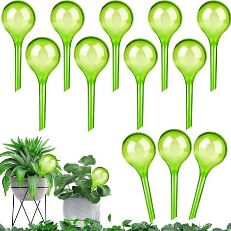 Ensemble de 10 boules d'arrosage automatique pour plantes (vertes) Ensemble de 10 boules d'arrosage automatique pour plantes (vertes) (1/5)