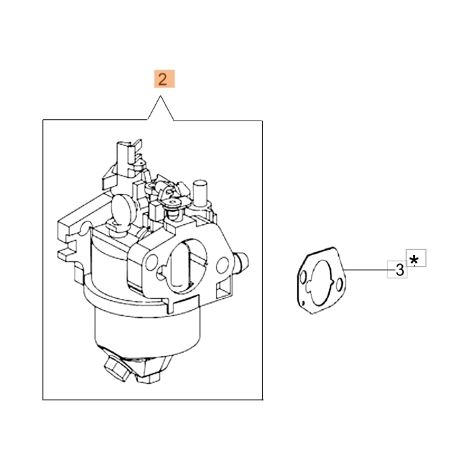 Vergaser Transporter Modelle CR270K ORIGINAL OLEOMAC L66150449
