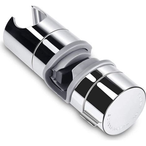 Shower Bracket 18-25mm ABS Adjustable Hand Replacement Shower Rail Head Slider Clamp Holder Bracket Chrome, PB4 for Bathroom (1/5)