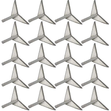 Lot de 20 clous anti-crevaison pour pneus de voiture - Pointes de sécurité antivol pour pneus de véhicule