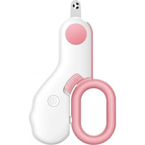 Coupe Griffes pour Chat Professionnel, 2mm Trou de Coupe Circulaire Coupe-Ongles pour Chat Outil de Toilettage pour Chien avec Lumière LED pour Chat Chaton Chien (1/5)