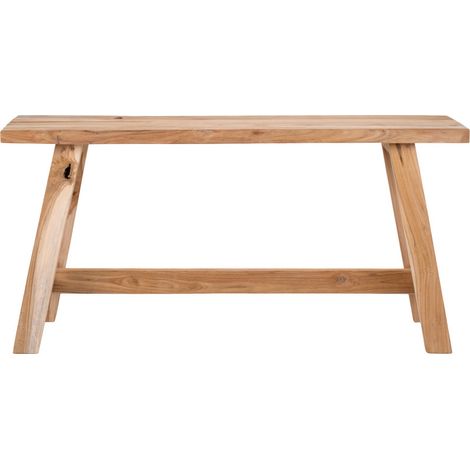 BART- Banc en teck naturel recyclé 90 cm (1/5)