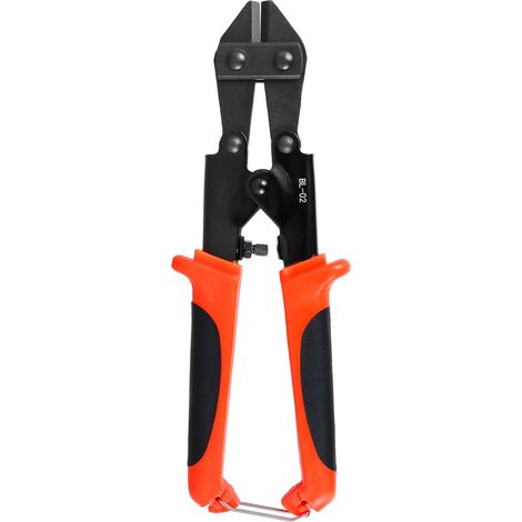 cortador de alambre de 8 pulgadas, acero cromo-vanadio, mango ergonómico antideslizante, para alambre de púas, clavos y tornillos. (1/5)