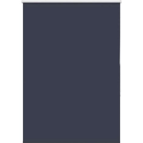Verdunkelungsrollo Marineblau 110x130 cm Stoffbreite 105,7 cm
