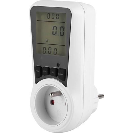 DDS109L Wattmeter – Digitales LCD – Überlastalarm – Kabelgebunden (1/4)