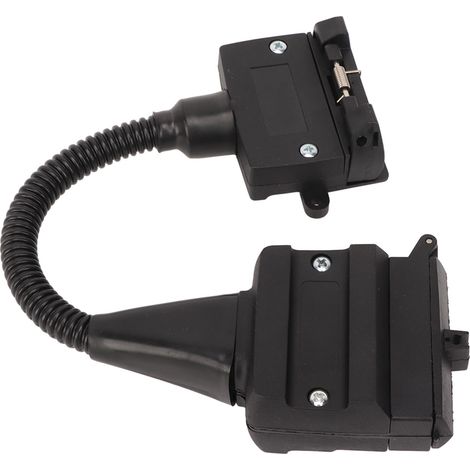Adaptateur remorque 12 broches mâle plat vers prise femelle 7 broches plate connecteur caravane (1/5)