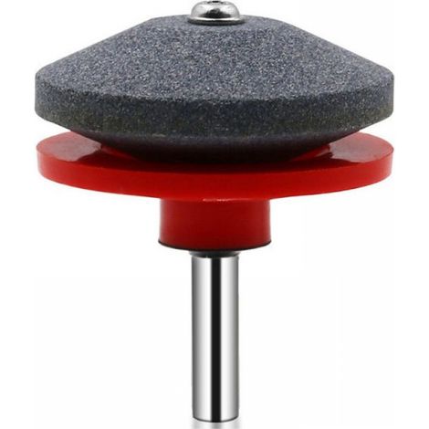 Afilador de cuchillas para cortacésped, 1 pieza, afilador universal para taladro manual (rojo) (1/4)