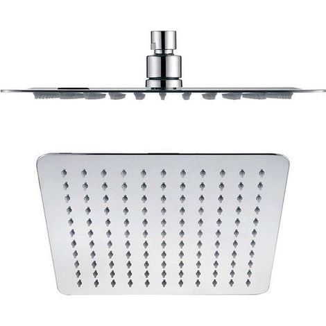 Sapho Slim - Soffione doccia Slim, 25x25 cm, acciaio inox lucido MS564