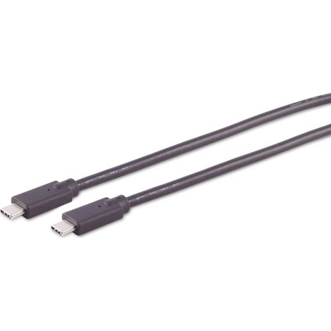 S-IMPULS câble de connexion USB-C, 100 W, 2.0, noir, 2,0 m