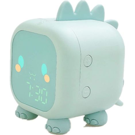 Réveil numérique mignon dinosaure avec veilleuse pour enfants - Cadeau d'anniversaire - Alimenté par USB (1/5)