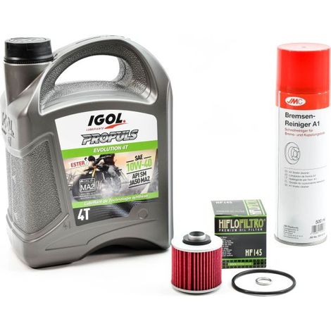 Kit Entretien Vidange Standard pour YAMAHA XT 660 de 2004 à 2016 - IGOL PROPULS EVOLUTION 10W40 4L