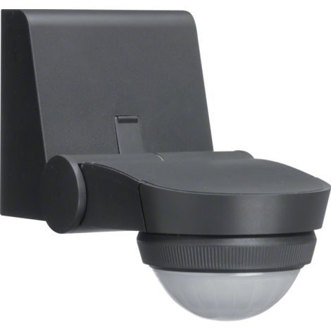 Detector de movimiento Hager antracita 360 grados 12 metros