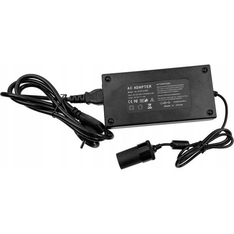 Fuente de alimentación estabilizada con toma para encendedor de cigarrillos, potente 180W 15A (1/3)