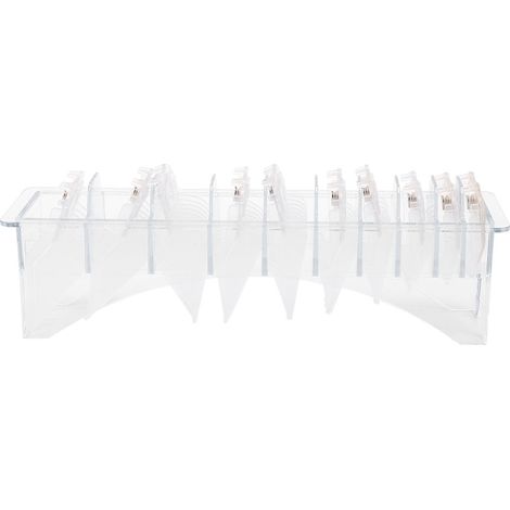 Kit tondeuse 6 peignes limiteurs de coupe cheveux, accessoires de rechange pour coiffure homme. (1/5)