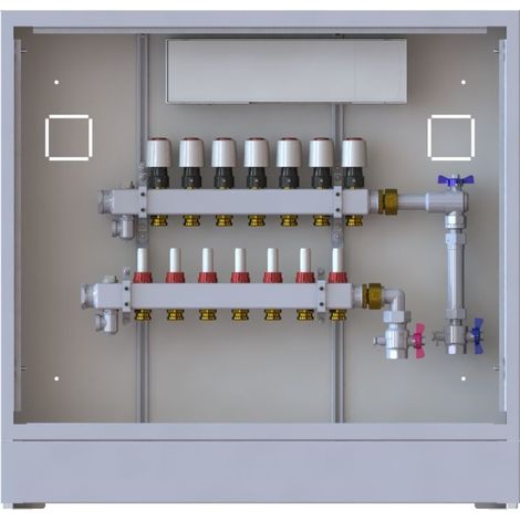 Station UnoFloor Basic 7R 7 HK, rechts mit WMZ-Set, 230V (1/2)