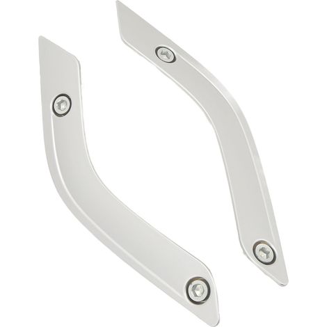 paire de caches de poignées de porte intérieures (gauche et droite) pour Wrangler JK 2011 à 2018, couleur argent. (1/5)